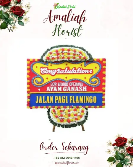Sewa Papan Bunga Tempat Akad Nikah Cibinong